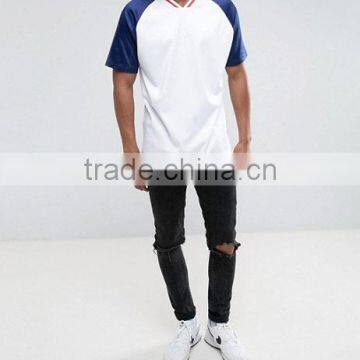 High Quality Dry-comfort Smooth Plain V-neck Baseball Shirts photo-3