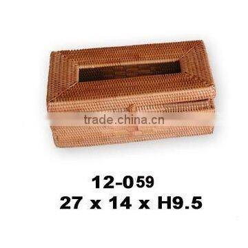 Rattan paper box