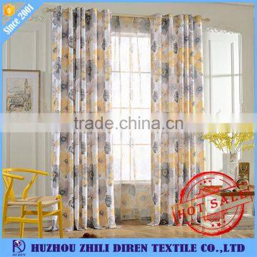 Cheap Floral Printed Oriental Curtains Fabric