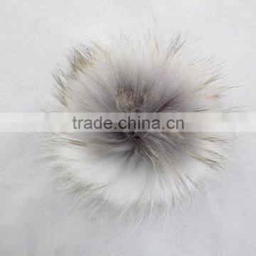 Myfur Fashion Style Raccoon Fur Ball Wholesale High Quality Fur Poms For Beanie Hat