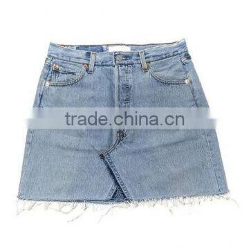 Runwaylover 4885 Sexy Kendal A-line Denim Skirt