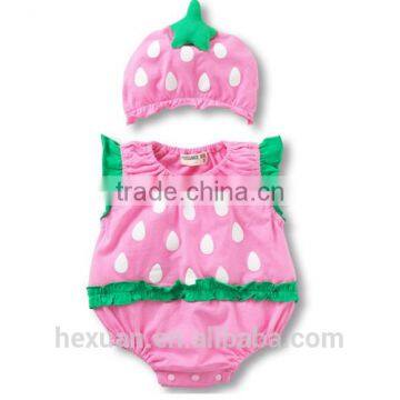 Wholesale 100% Cotton Baby Clothes Soft Stylish Baby Winter Romper Set Baby