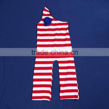 LY-146 new fancy designer stripe organic cotton baby clothes infant romper toddler