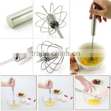 Best Sale Convenient Durable Stainless Steel Turbo Handheld Hand Whisk Whips Mies Cream Eggs Salad Dressings Home Kitchen photo-5