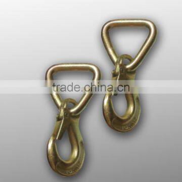 2" triangle hook for ratchet strap(polyester webbing)