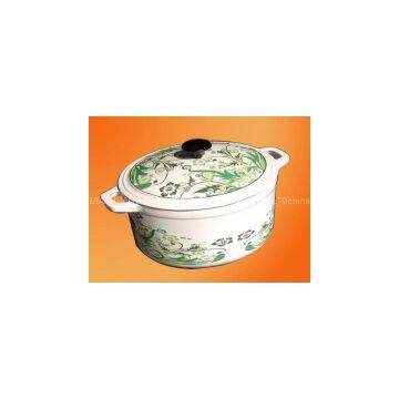 Enamel Round Casseroles photo-3