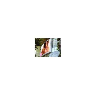 P12 Curved Outdoor Advertising LED Display Electronic Signs , CE ROHS
