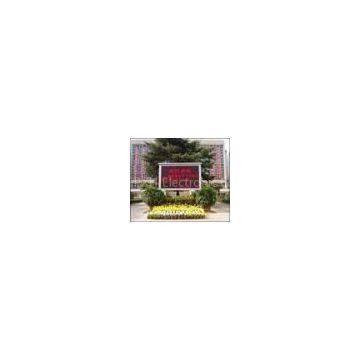 High brightness P12 double color outdoor led screen matrix display IP65 4800 CD/SQM for highway