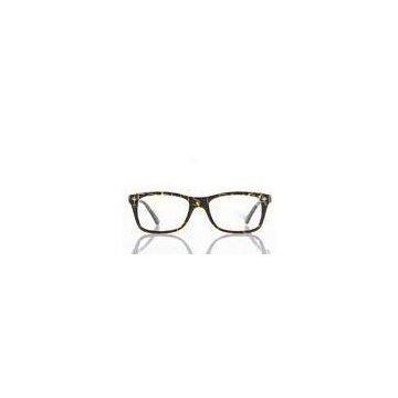 Cellulose Propionate Retro Eyeglass Frames For Mens In Fashion , Black Rectangular Shaped