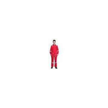 Professional Washing Flame Retardant Coveralls Workwear With Reflective Tape