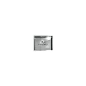 stainless steel inset or undermount single bowl square sink