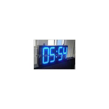 12 Inches Time / Temperature / Date Electronic LED Display Boards GPS Waterproof