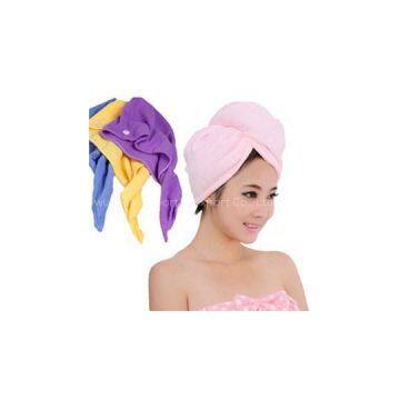 High Quality Creative Home From Super Absorbent Towel, Dry Hair Cap Dry Hair Towel Magical Bath Cap,Welcome To Sample Custom