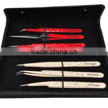 eyelash extension tweezers private label