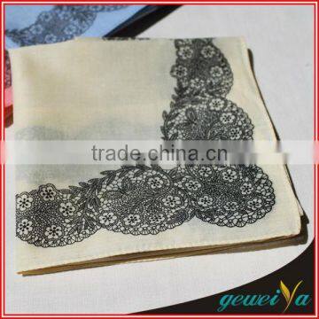 High Quality Lady Cotton Pocket Tissue Handkerchief
