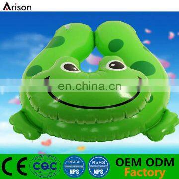 Frog shaped inflatable swim lap inflatable swim ring inflatable cartoon swin tube