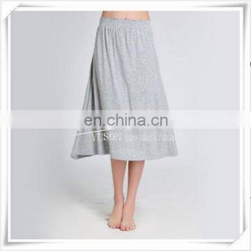 Ladies' Bamboo Knee Length Knitting Silky Soft Skirt Green Material New Tech. photo-5