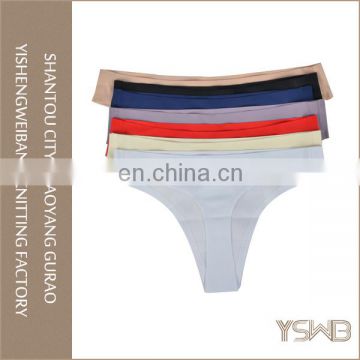 Anti-bacterial breathable plain dyed silk girls oem panty