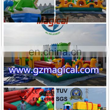 inflatable dragon crocodile amusement playground inflatable bounce inflatable combo