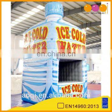 2015 bottle shape advertising inflatable booth tent for trade show