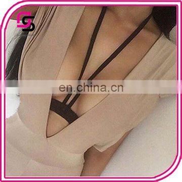 customize wholesale garter belt women pastel gothic bust strap bra rave wear binding sexy women cage bondage lingerie