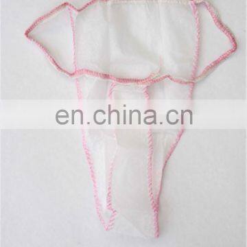 Breathable Disposable Polypropylene Lady Thong Panty