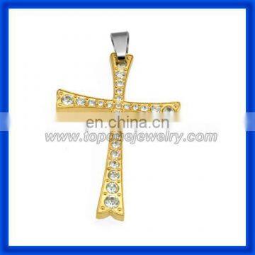 2014 cheap stainless steel large silver cross pendants top No.1 China manufacturer