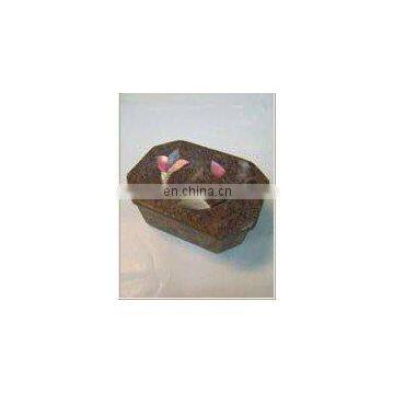 Bone Inlay Hand-painted Trinket Box