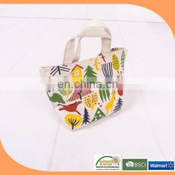 Alibaba wholesale reusable canvas shopping bags printing