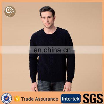 whole sale new design Round neck cashmere sweater