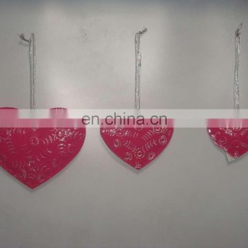 Heart Set Of 3 Christmas Ornaments