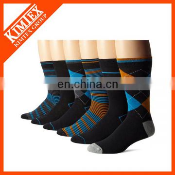 Wholesale sport daily men jacquard cotton custom socks