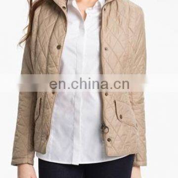 wholesale quilted jackets - womens Causal Quilted Jackets 2016 New Style