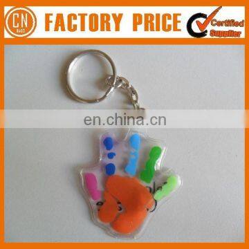 Customized Logo OEM Designed Liquid Keychain