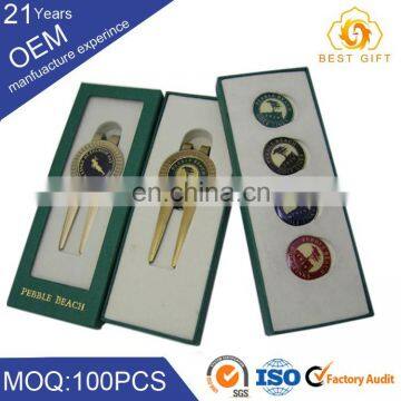 Made In China Wholesale Market Golf Ball Marker Hat Clip Divot Tool