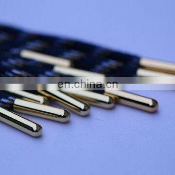 gold zinc alloy metal material shoe lace meal aglet metal tips shoelace tips