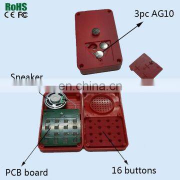 USB and Headphone Jack Module With Adhesive Back Side for Sound Book