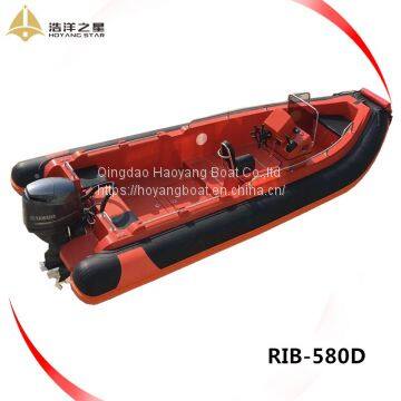 5.8m RIB BOAT/RIGID INFLATABLE BOAT 5.8/RIB 580 BOAT/hyplaon 580 rib boat