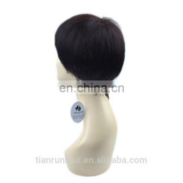 High quality Brazilian virgin hair lace front wig for young lady