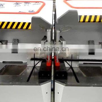 aluminium and pvc profiles automatic double mitre saw/aluminum and PVC window making machine