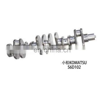 for PC200-6 PC200-7 excavator S6D102 engine crankshaft 6735-01-1310