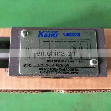 Hydraulic Valve of Tokyo Meter Keiki TGMFN-3-Y-A2W-50 Throttle Valve photo-2