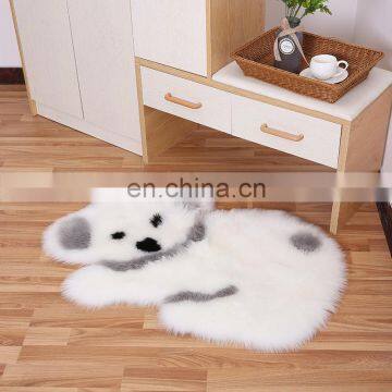 Rawhouse New Animal Cartoon Design Fur Multishaped Rug Pet Mats Nordic Faux Fur Area Rugs for Sale photo-5