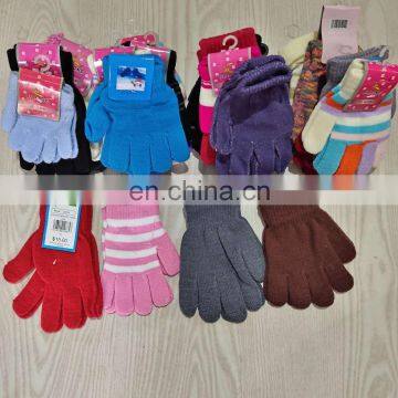 Cheap Kid Glove Warm Knitted Magic Gloves Colorful Mittens for Student Kids Glove Knitted Kids Winter Gloves photo-2