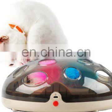 Hot Selling Durable Soft Hairball Funny Gift Magnetic Suspension Electric Interactive Cat Toy