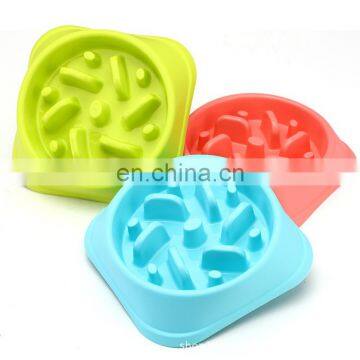 Wholesale Factory Manufacturer Custom Personalized Blank Slow Eating Feeding Food Pet Dog Bowl Feeder