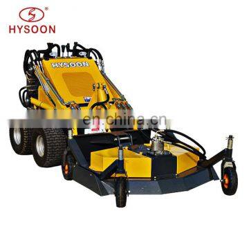 CE Approved Mini Front Loader with Lawn Mower