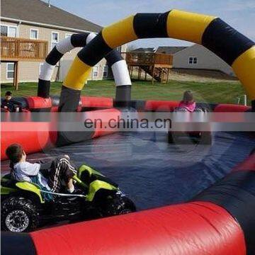Inflatable Race Track Team Building 12m for Quad Bikes Race