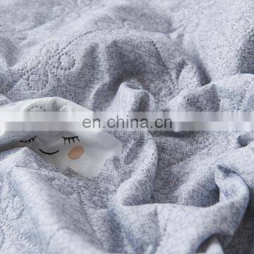 2020 Summer New Product 100% Polyester Aloe Cotton Reactive Printing Floral Multi Size Various Design Summer Quilt Blanket photo-7