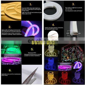 Factory Direct Sales 110V /220V PVC Tube 8*16MM 2835SMD Felx Light 120leds Neon Led